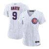 Miguel Amaya Chicago Cubs Nike Women's Home Replica Jersey - White - Front View