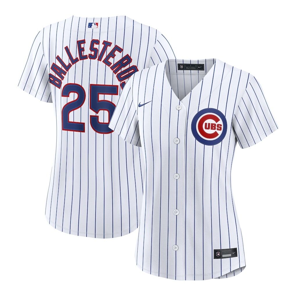 Moisés Ballesteros Chicago Cubs Nike Women's Home Replica Jersey
