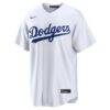 Andy Pages Los Angeles Dodgers Nike Home Replica Jersey - White - Side View