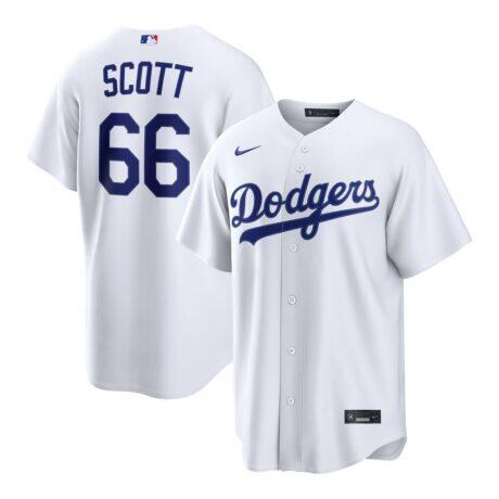 Tanner Scott Los Angeles Dodgers Nike Home Replica Jersey - White - Front View