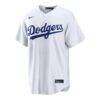 Tanner Scott Los Angeles Dodgers Nike Home Replica Jersey - White - Side View