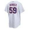 Sean Manaea New York Mets Nike Home Replica Jersey - White - Detail View