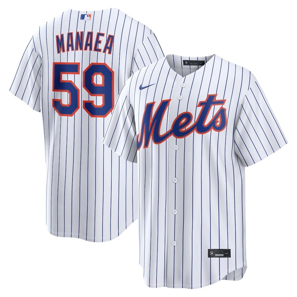 Sean Manaea New York Mets Nike Home Replica Jersey