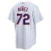 Dedniel Núñez New York Mets Nike Home Replica Jersey - White - Detail View