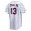 Luis Torrens New York Mets Nike Home Replica Jersey - White - Detail View
