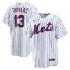 Luis Torrens New York Mets Nike Home Replica Jersey - White - Front View