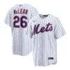 Nolan McLean New York Mets Nike Home Replica Jersey - White - Front View