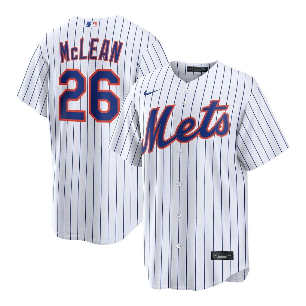 Nolan McLean New York Mets Nike Home Replica Jersey