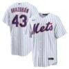 Huascar Brazobán New York Mets Nike Home Replica Jersey - White - Front View