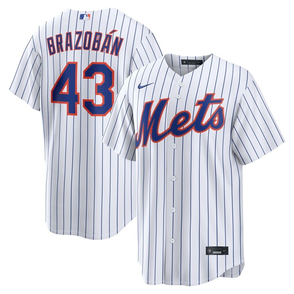 Huascar Brazobán New York Mets Nike Home Replica Jersey