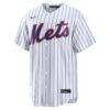 Huascar Brazobán New York Mets Nike Home Replica Jersey - White - Side View