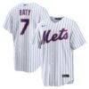 Brett Baty New York Mets Nike Home Replica Jersey - White - Front View