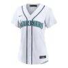 Dominic Canzone Seattle Mariners Nike Women's Home Replica Jersey - White - Side View