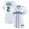 Cole Young Seattle Mariners Nike Women's Home Replica Jersey - White - Front View