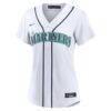 Cole Young Seattle Mariners Nike Women's Home Replica Jersey - White - Side View