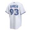 Yimi García Toronto Blue Jays Nike Home Replica Jersey - White - Detail View