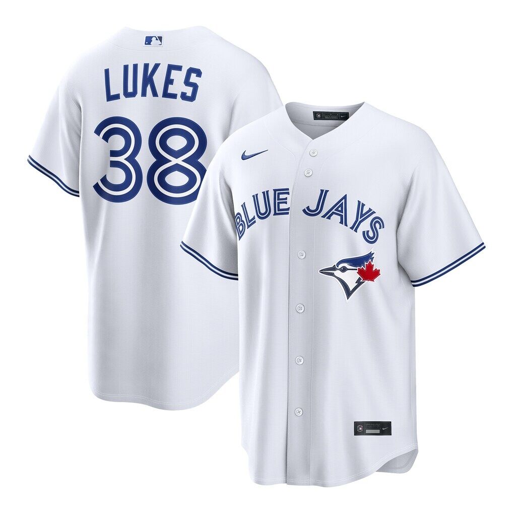 Nathan Lukes Toronto Blue Jays Nike Home Replica Jersey
