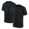 Golden State Warriors Fashion7 Blackout Heavyweight T-Shirt - - Front View