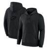 Oklahoma City Thunder Fashion7 Black Out Hoodie - - Front View