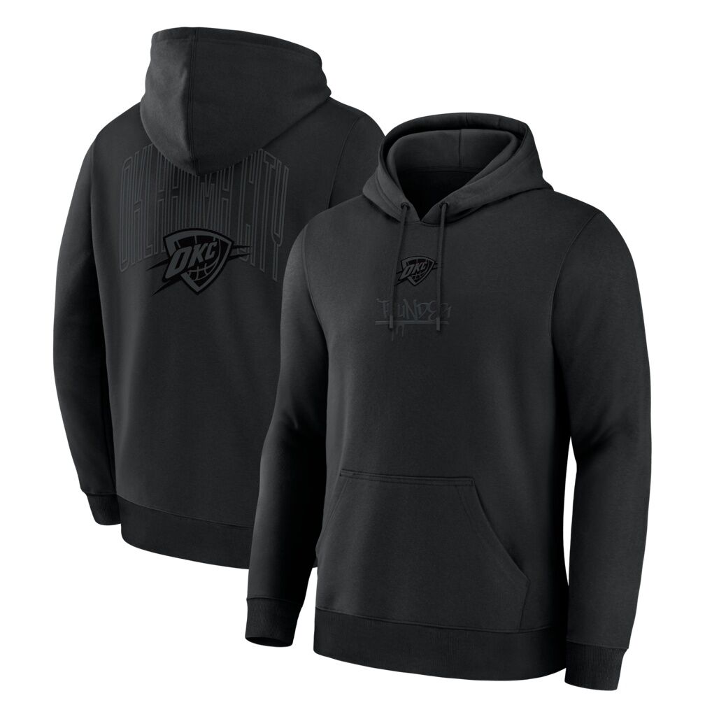 Oklahoma City Thunder Fashion7 Black Out Hoodie