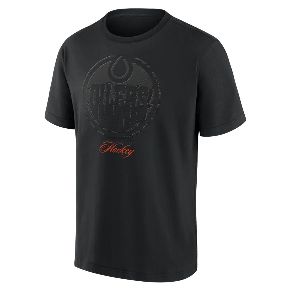 Edmonton Oilers Fashion7 Blackout Heavyweight T-Shirt