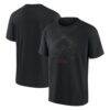 Colorado Avalanche Fashion7 Blackout Heavyweight T-Shirt - - Front View