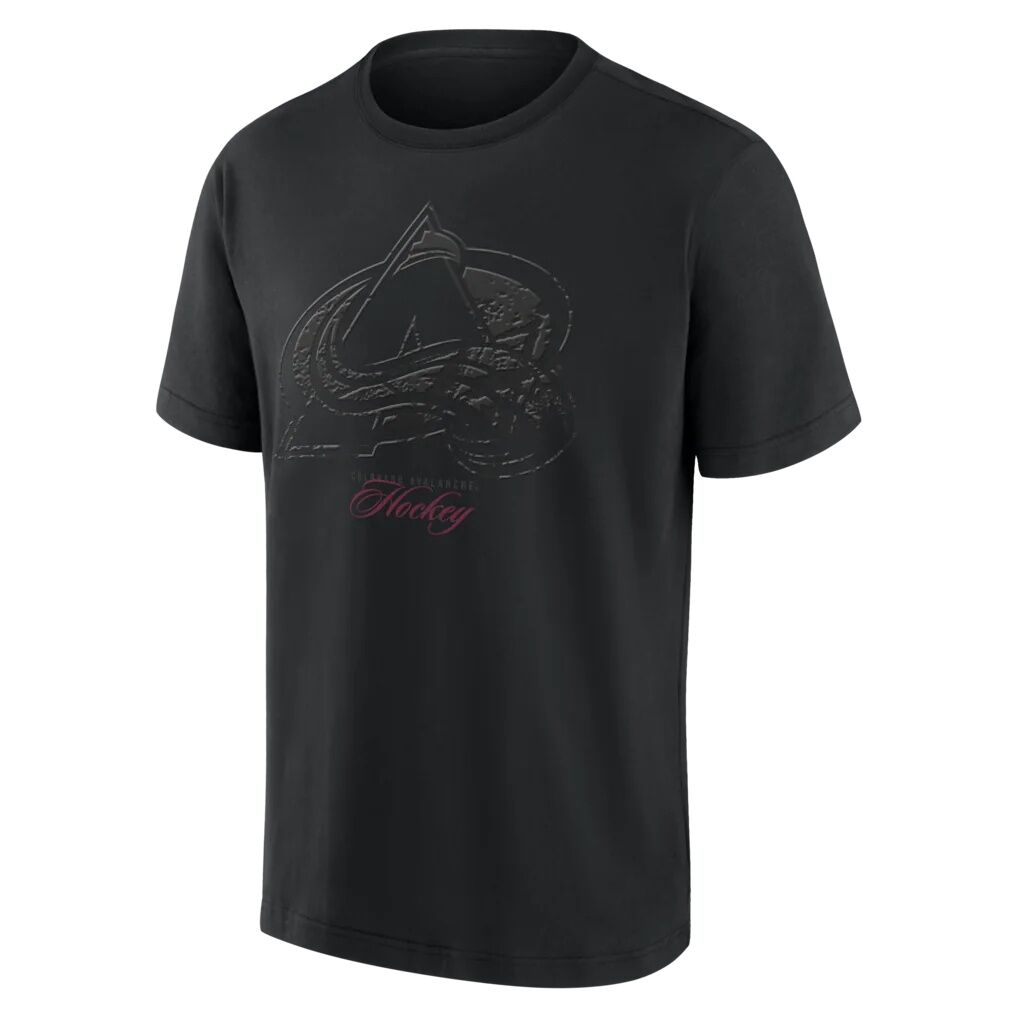 Colorado Avalanche Fashion7 Blackout Heavyweight T-Shirt