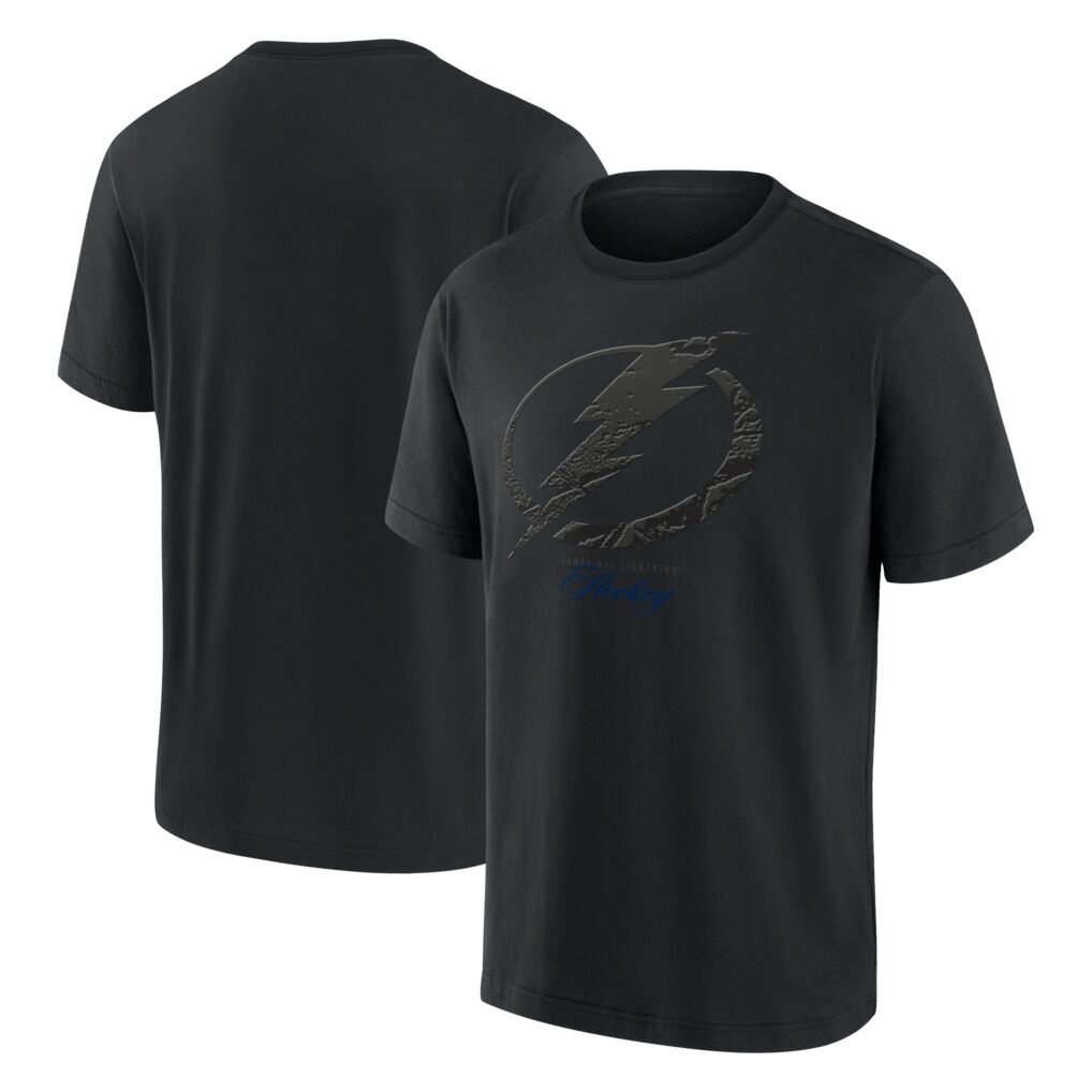 Tampa Bay Lightning Fashion7 Blackout Heavyweight T-Shirt
