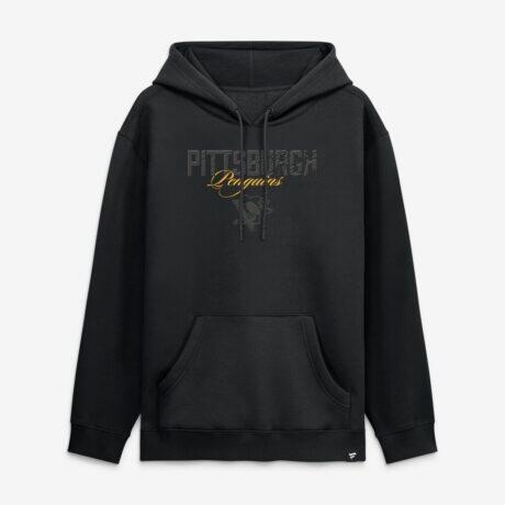 Pittsburgh Penguins Fashion7 Black Out Hoodie - - Front View