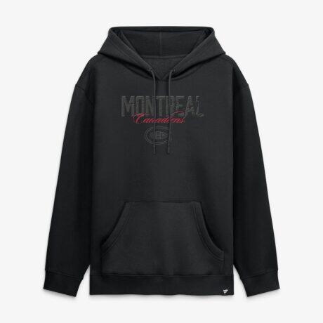 Montreal Canadiens Fashion7 Black Out Hoodie - - Front View