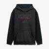 Detroit Red Wings Fashion7 Black Out Hoodie - - Front View