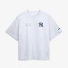 New York Yankees Nike x KAWS Women's Boxy T-Shirt - White - Side View
