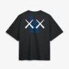 Los Angeles Dodgers Nike x KAWS Women's Boxy T-Shirt - Black - Detail View