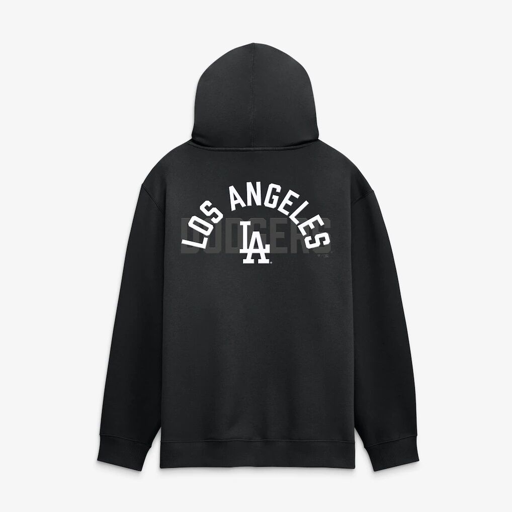 Los Angeles Dodgers Fashion7 Black Out Fleece Hoodie
