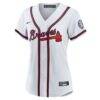 Andruw Jones Atlanta Braves Nike Women's 2026 Baseball Hall of Fame Retired Player Replica Jersey - White - Back View
