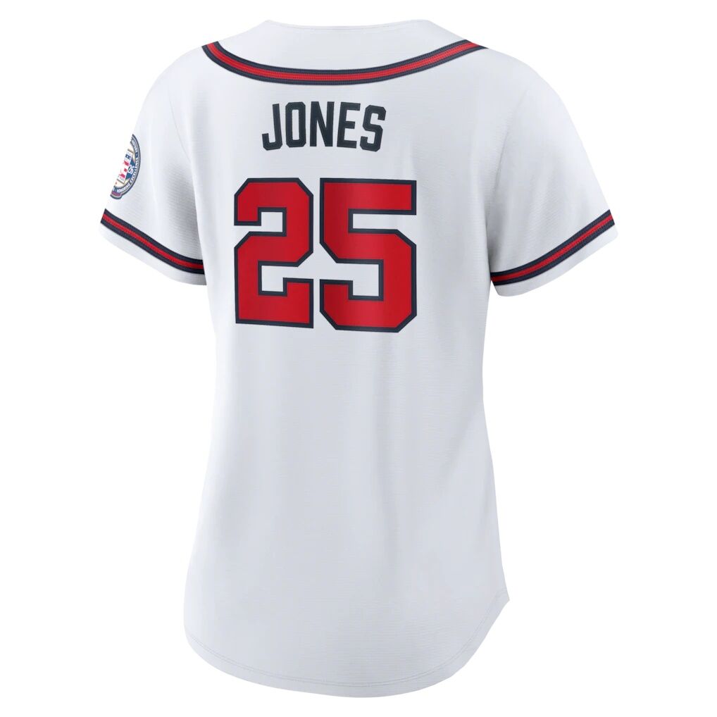 Andruw Jones Atlanta Braves Nike Women's 2026 Baseball Hall of Fame Retired Player Replica Jersey