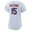 Carlos Beltran New York Mets Nike Women's 2026 Baseball Hall of Fame Retired Player Replica Jersey - White - Detail View