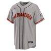 Fourth of July San Francisco Giants Jung Hoo Lee Nike Gray USA 250 Stadium Jersey - - Side View