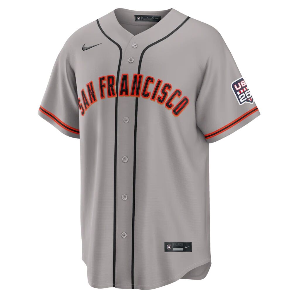 Fourth of July San Francisco Giants Jung Hoo Lee Nike Gray USA 250 Stadium Jersey