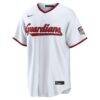 Fourth of July Cleveland Guardians José Ramírez Nike White USA 250 Stadium Jersey - - Side View