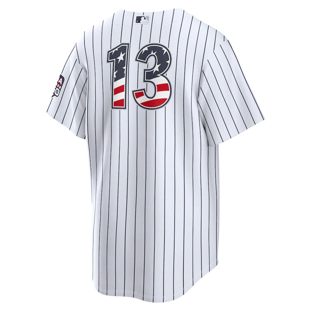 Fourth of July New York Yankees Jazz Chisholm Jr. Nike White USA 250 Stadium Jersey
