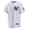 Fourth of July New York Yankees Jazz Chisholm Jr. Nike White USA 250 Stadium Jersey - - Side View