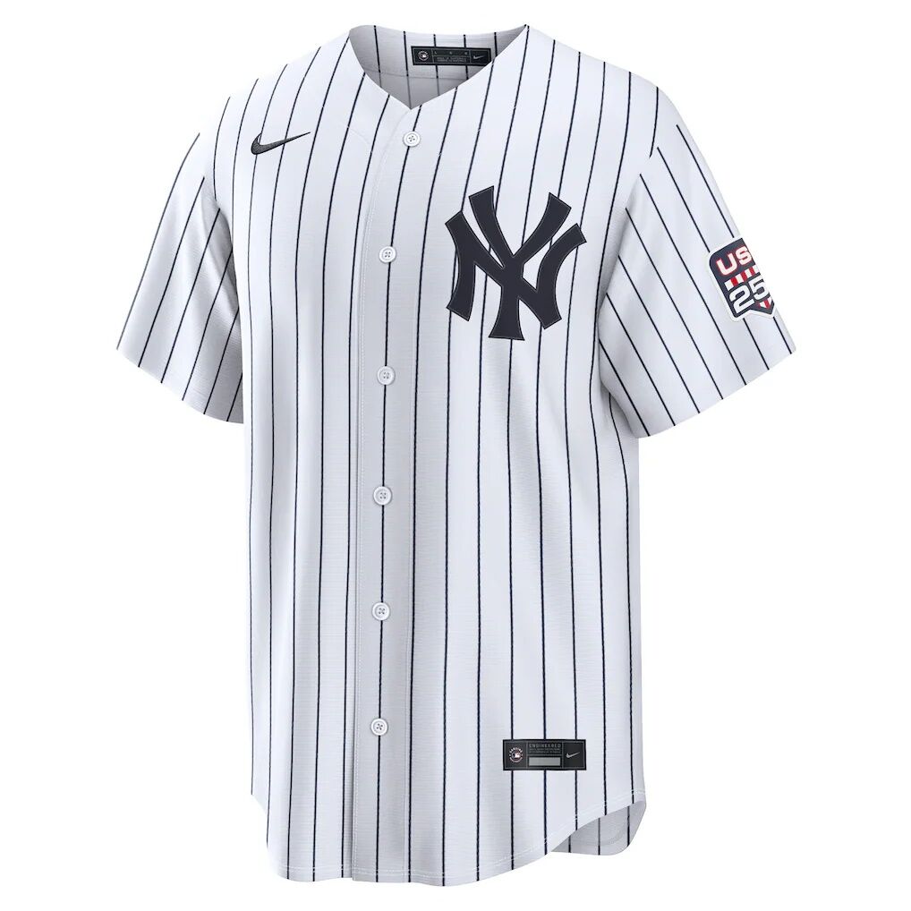 Fourth of July New York Yankees Jazz Chisholm Jr. Nike White USA 250 Stadium Jersey