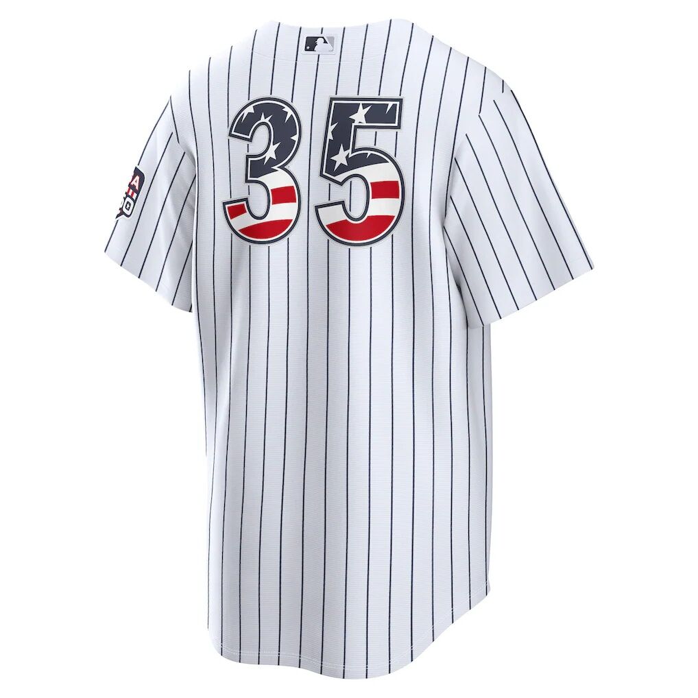 Fourth of July New York Yankees Cody Bellinger Nike White USA 250 Stadium Jersey