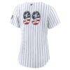 Fourth of July Women's New York Yankees Aaron Judge Nike White USA 250 Stadium Jersey - - Detail View