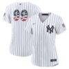 Fourth of July Women's New York Yankees Aaron Judge Nike White USA 250 Stadium Jersey - - Front View