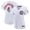 Fourth of July Women's Chicago Cubs Pete Crow-Armstrong Nike White USA 250 Stadium Jersey - - Front View