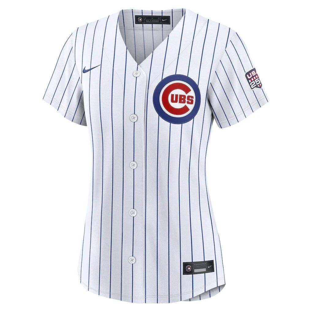 Fourth of July Women's Chicago Cubs Pete Crow-Armstrong Nike White USA 250 Stadium Jersey