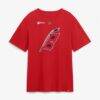 Seth Jarvis Carolina Hurricanes Fashion7 2026 Stanley Cup Champions Authentic Stack Name & Number T-Shirt - Red - Side View