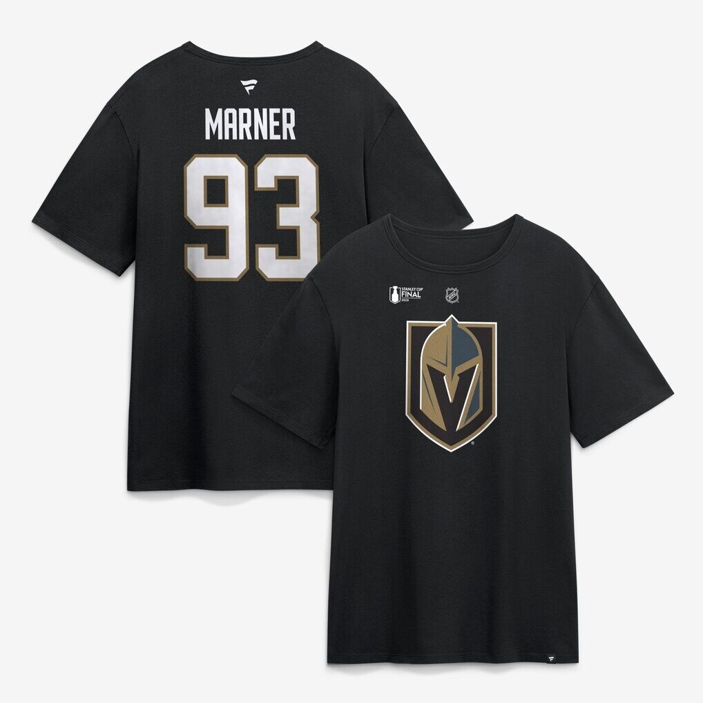 Mitch Marner Vegas Golden Knights Fashion7 2026 Stanley Cup Final Name & Number T-Shirt